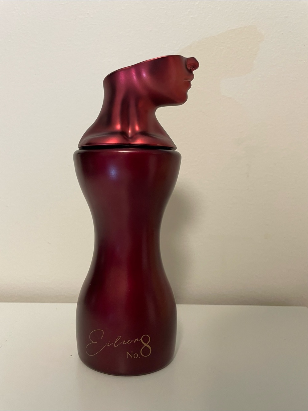 Eileen No. 8 Eau de Parfum ~100ml / 3.4 oz Metallic Red Sculpted Torso Bottle
